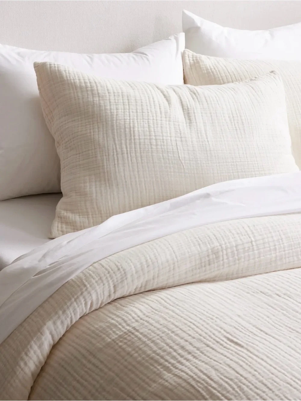 Quince Airy Gauze 100% Organic Cotton Mist Dream Quilt - Retail $150